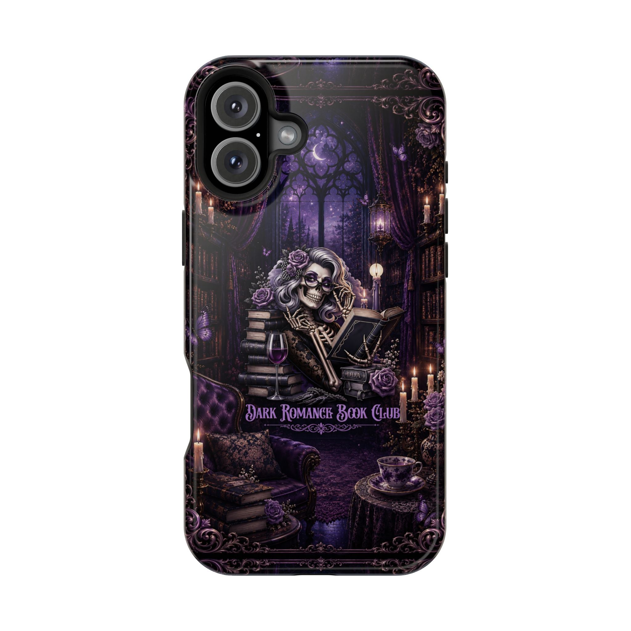 Dark Romance Book Club Phone Case – Gothic MagSafe-Compatible Case