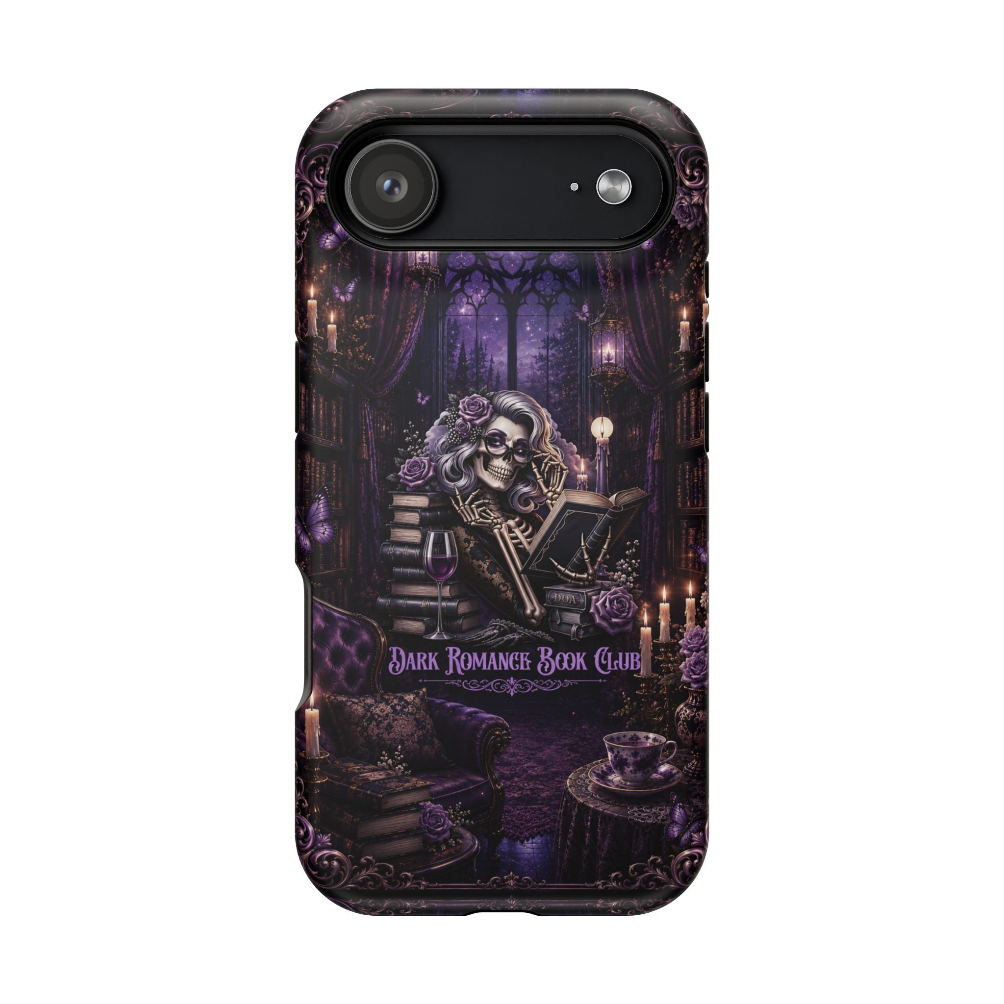 Dark Romance Book Club Phone Case – Gothic MagSafe-Compatible Case