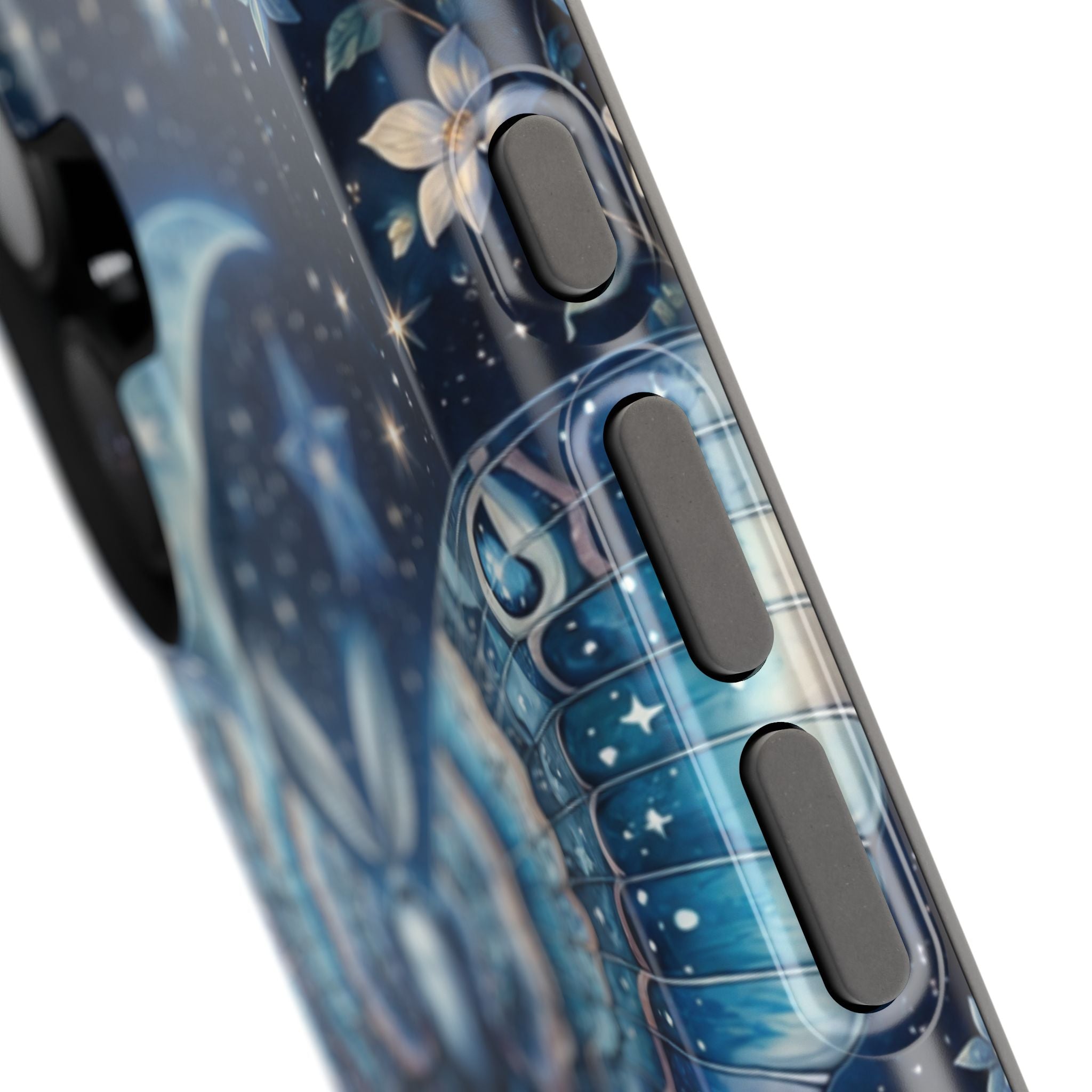Mystic Moth Moon Phone Case – Night Sky MagSafe-Compatible Cover