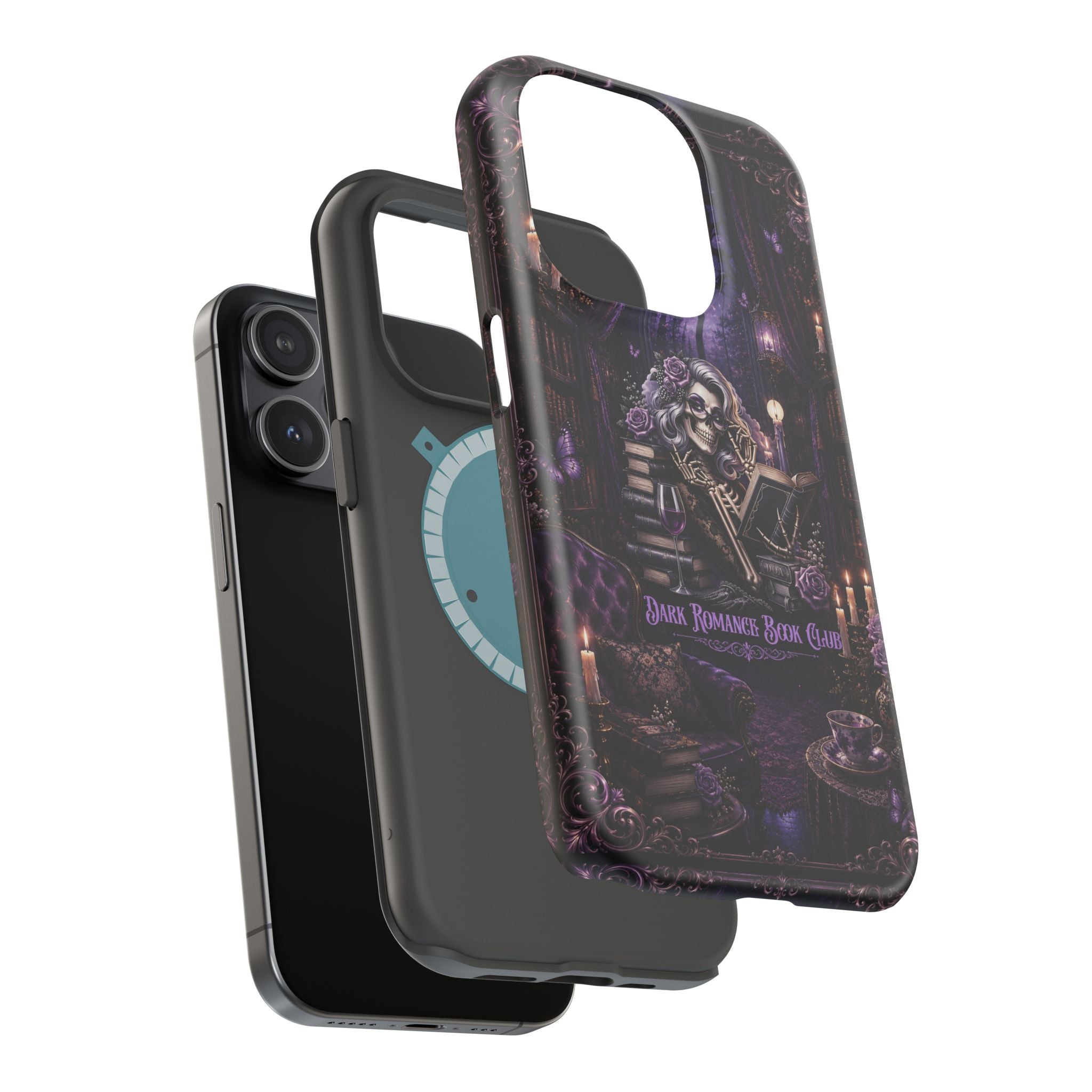 Dark Romance Book Club Phone Case – Gothic MagSafe-Compatible Case