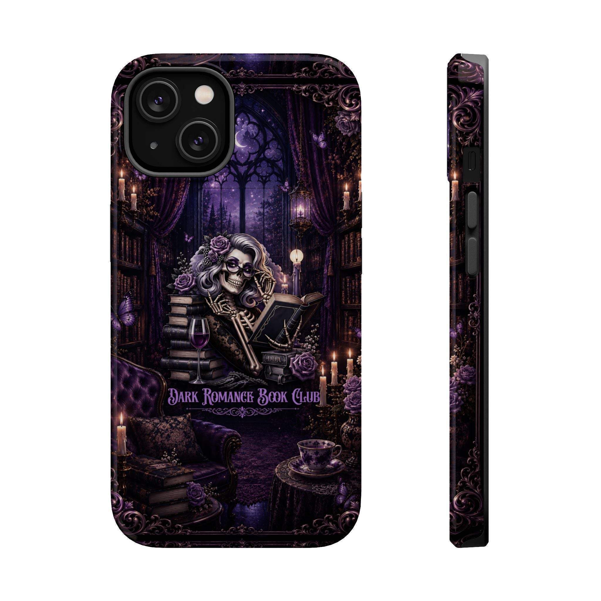 Dark Romance Book Club Phone Case – Gothic MagSafe-Compatible Case