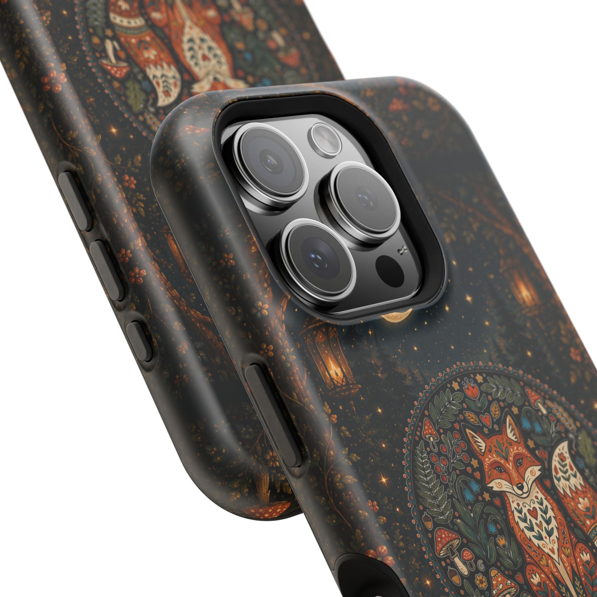 Mystic Forest Fox Phone Case – Woodland MagSafe-Compatible Cover