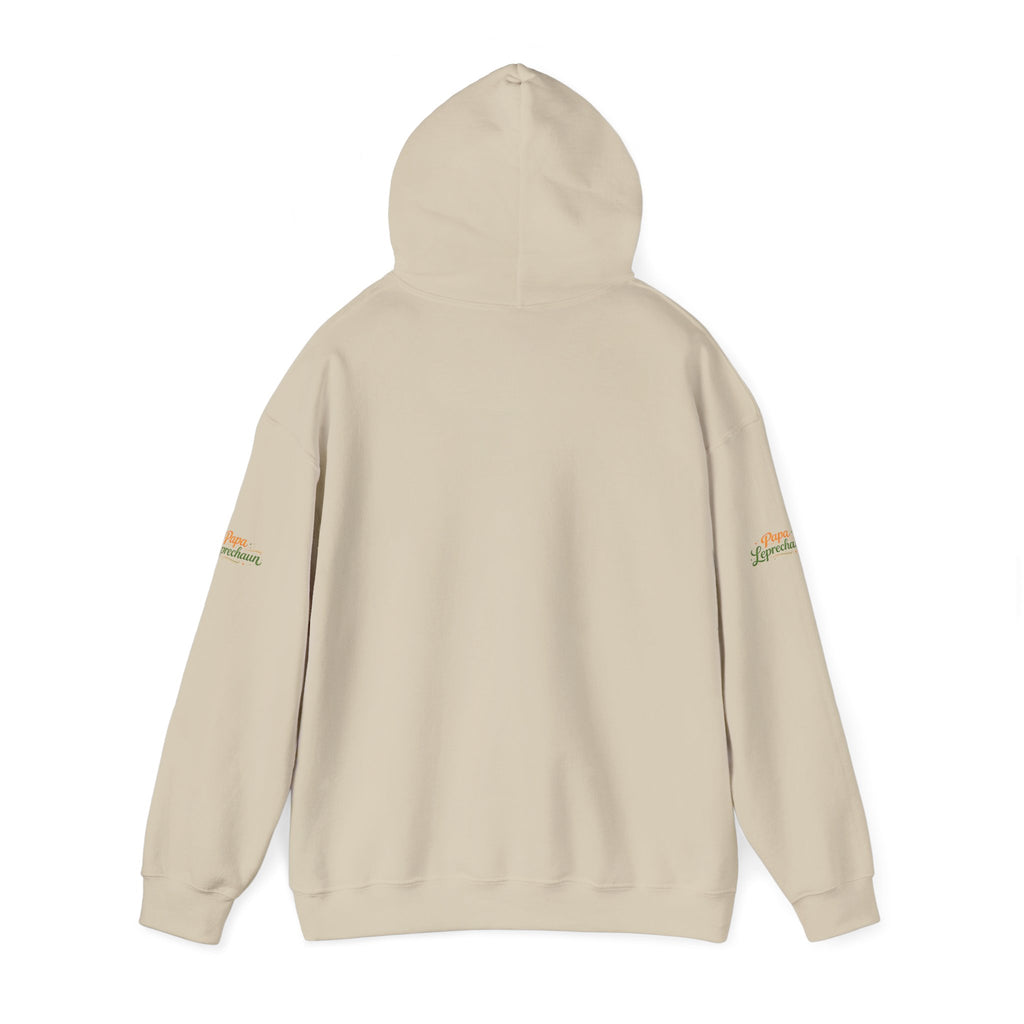 Papa Leprechaun Shamrock Squad Hoodie — St. Patrick’s Day Green Clover Sweatshirt