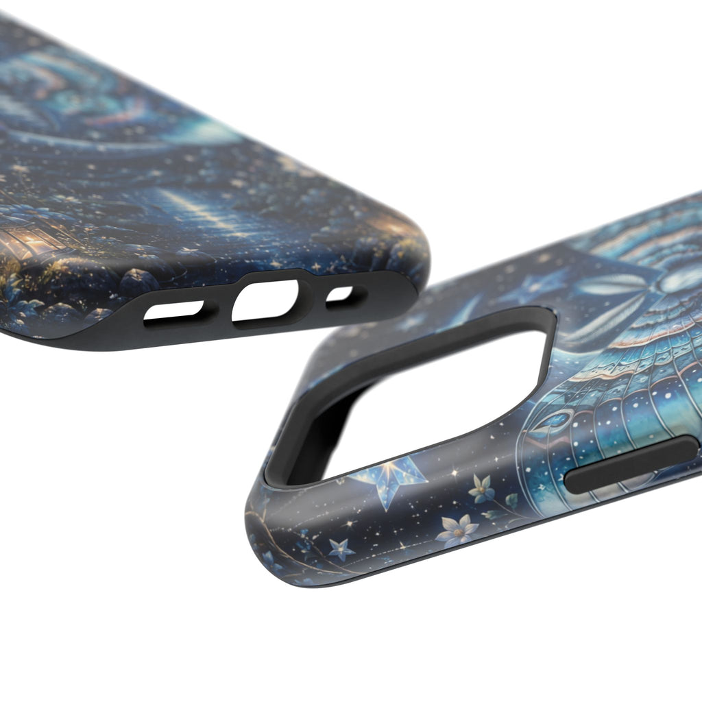 Mystic Moth Moon Phone Case – Night Sky MagSafe-Compatible Cover