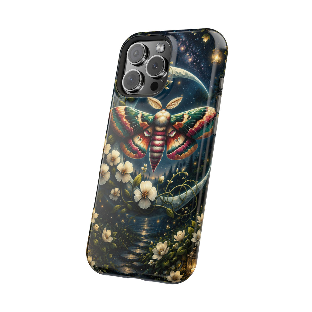 Mystic Moth Floral Nightscape Phone Case – MagSafe Cover