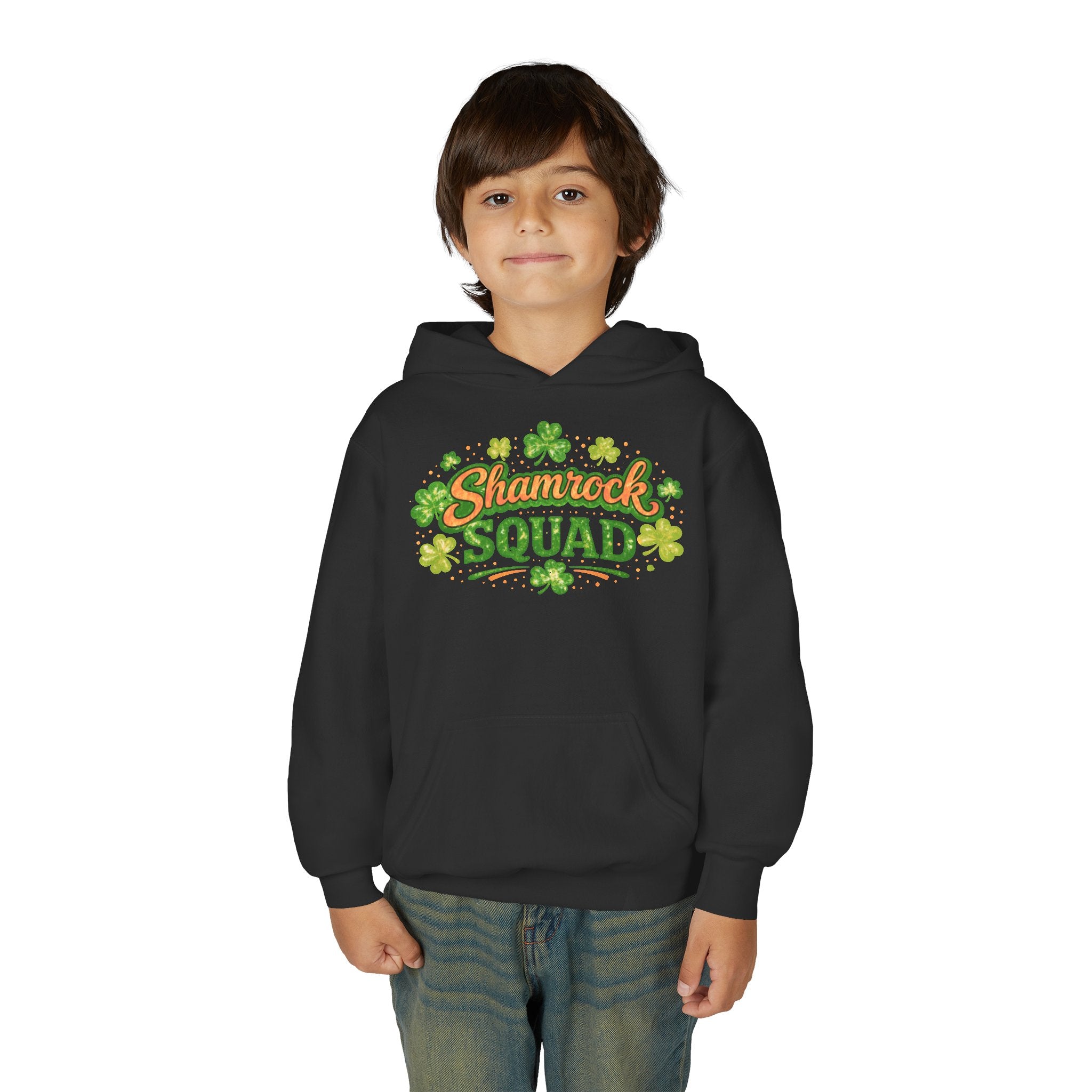 Little Leprechaun Youth Shamrock Squad Hoodie — St. Patrick’s Day Sweatshirt