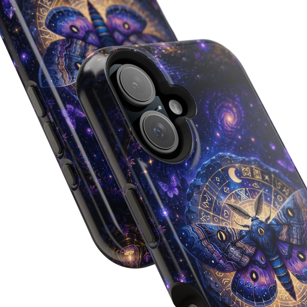 Astrological Moth Phone Case – Celestial MagSafe-Compatible Cover