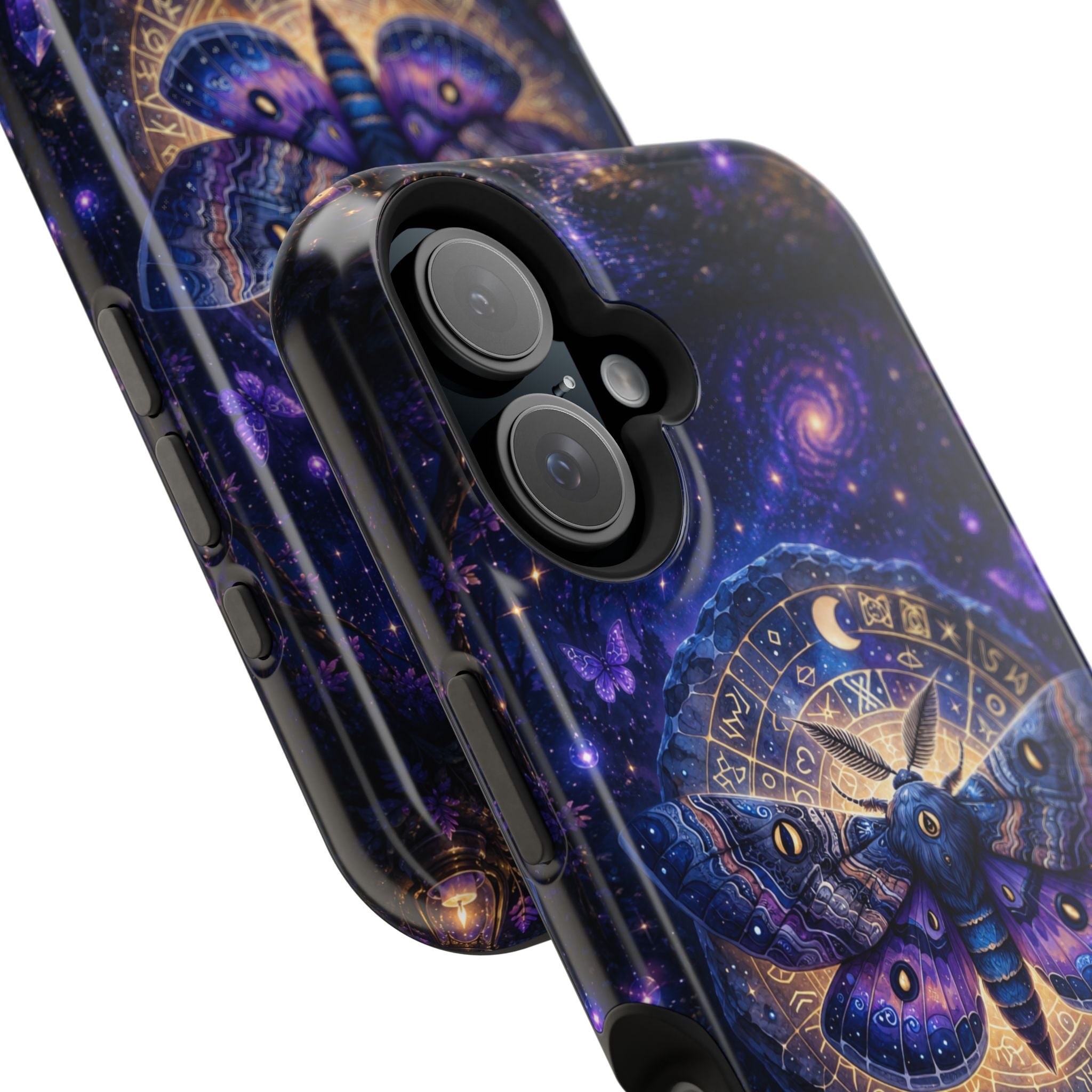 Astrological Moth Phone Case – Celestial MagSafe-Compatible Cover