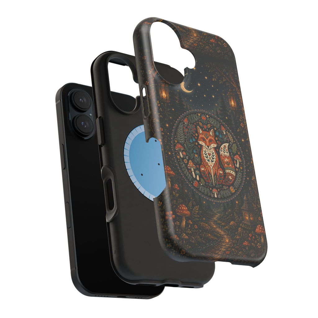 Mystic Forest Fox Phone Case – Woodland MagSafe-Compatible Cover