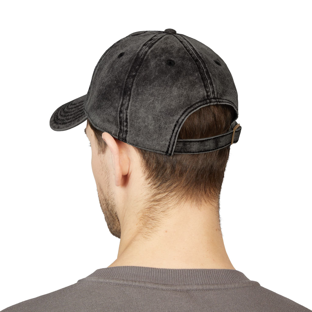 Vintage Embroidered Dad Cap — "Proud New Dad" Washed Baseball Hat