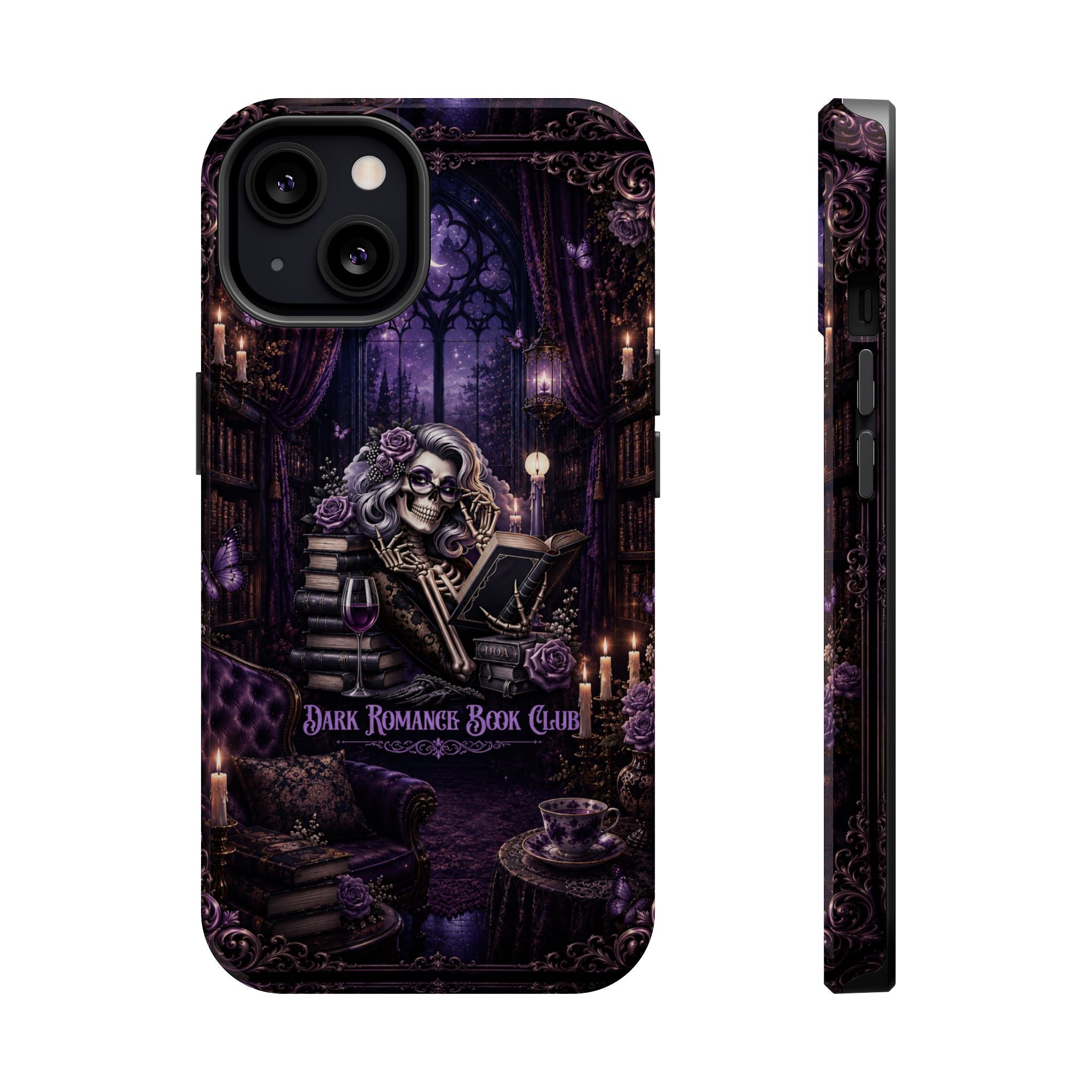 Dark Romance Book Club Phone Case – Gothic MagSafe-Compatible Case