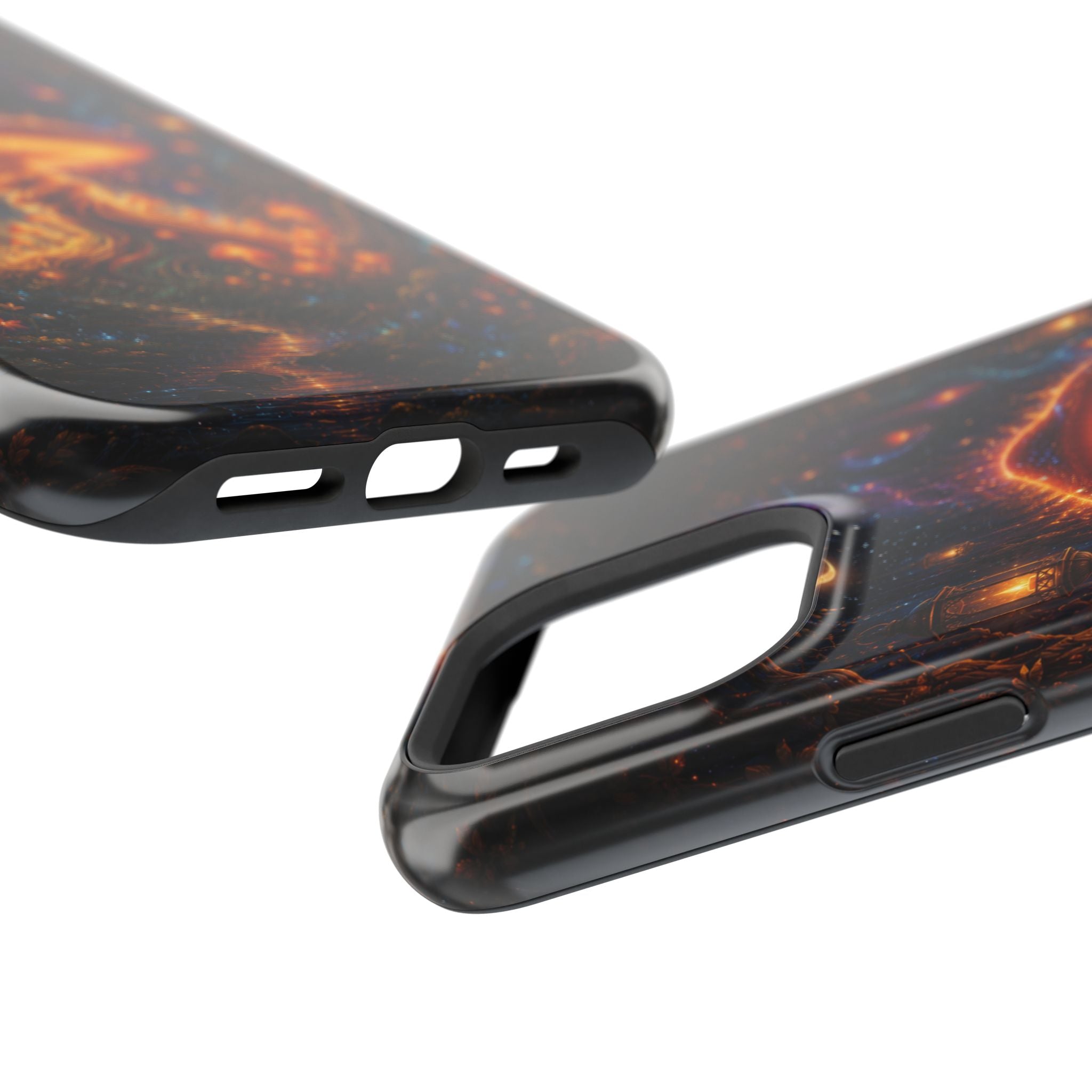 Psychedelic Glowing Mushroom Phone Case – MagSafe Galaxy Art Cover
