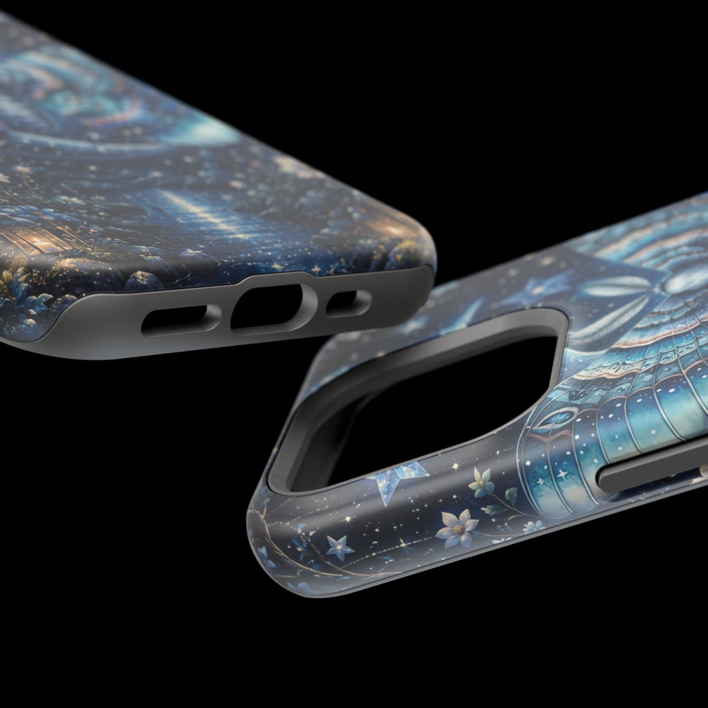 Mystic Moth Moon Phone Case – Night Sky MagSafe-Compatible Cover