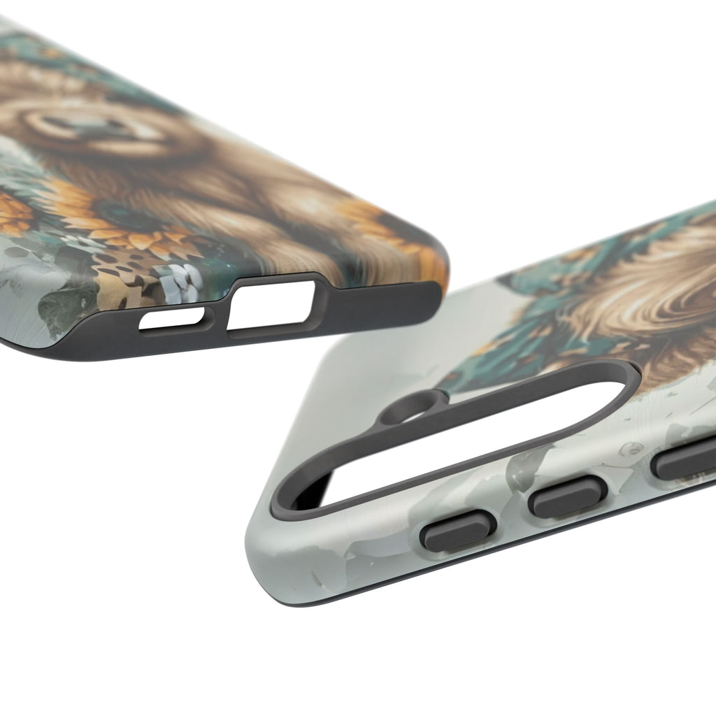Adorable Cow Phone Case – Floral Farmhouse Design, Cute Animal Lover Gift