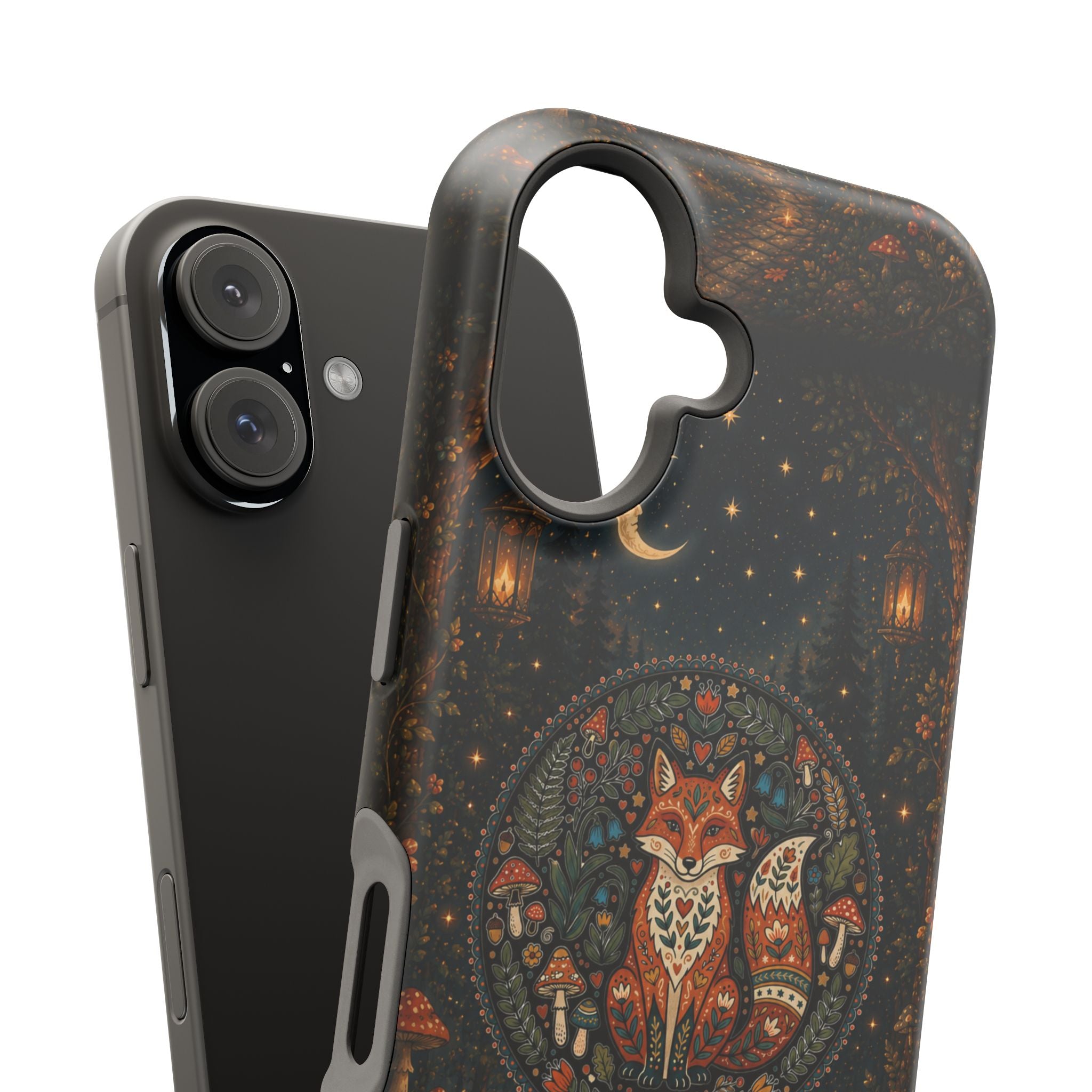 Mystic Forest Fox Phone Case – Woodland MagSafe-Compatible Cover