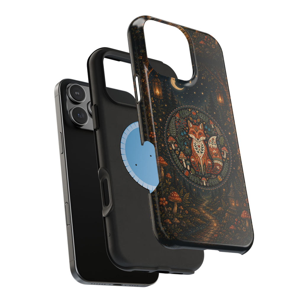 Mystic Forest Fox Phone Case – Woodland MagSafe-Compatible Cover