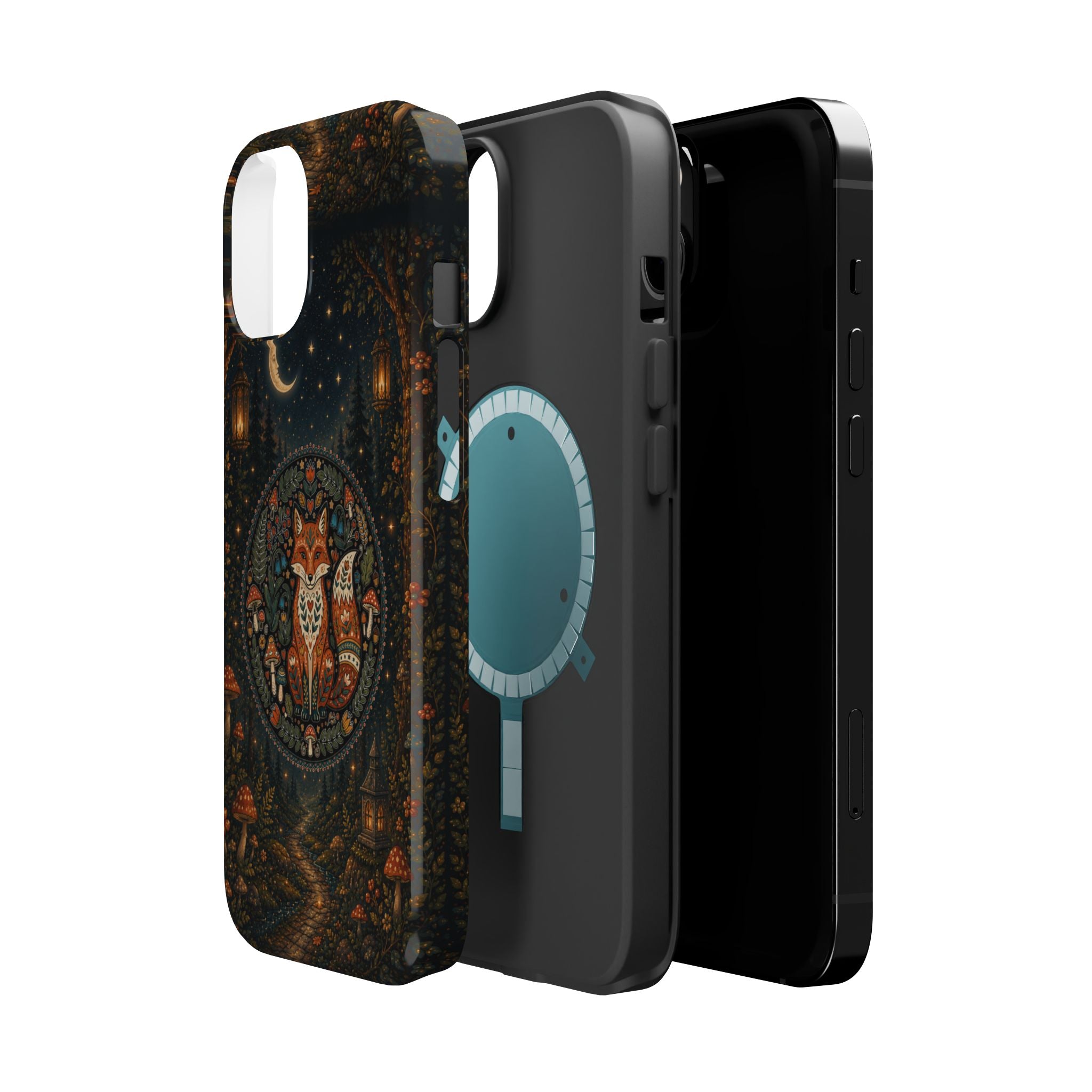 Mystic Forest Fox Phone Case – Woodland MagSafe-Compatible Cover