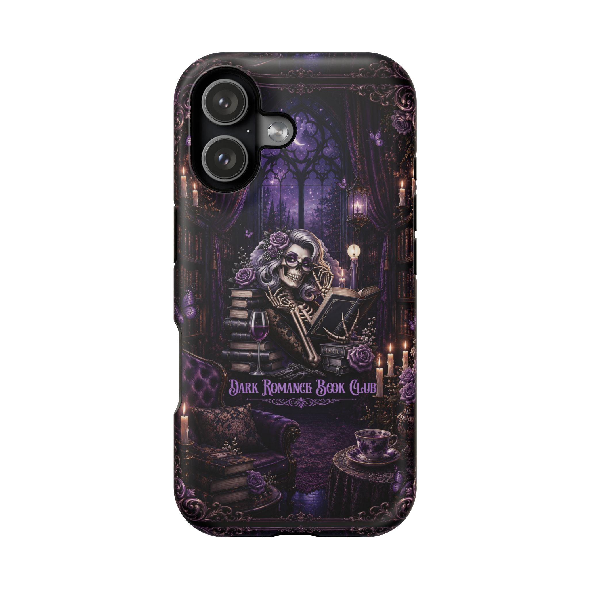 Dark Romance Book Club Phone Case – Gothic MagSafe-Compatible Case