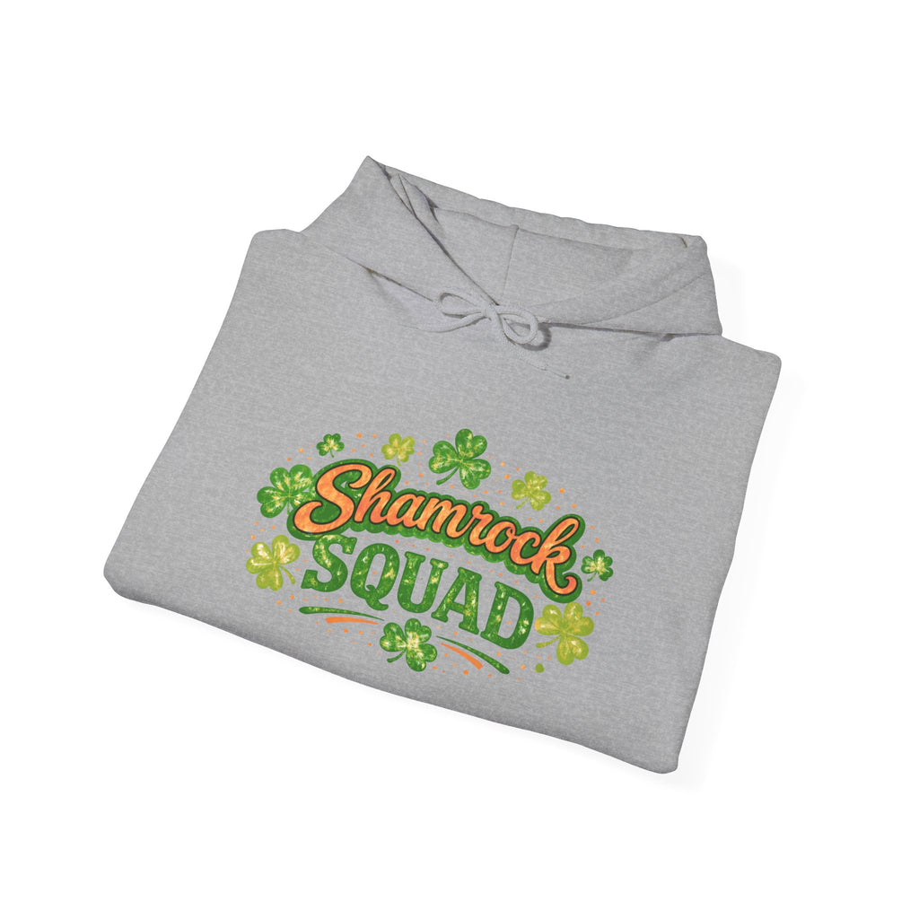 Papa Leprechaun Shamrock Squad Hoodie — St. Patrick’s Day Green Clover Sweatshirt