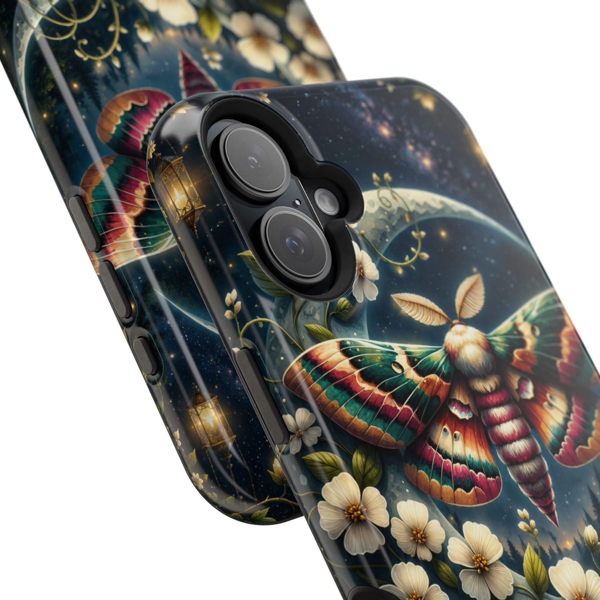 Mystic Moth Floral Nightscape Phone Case – MagSafe Cover