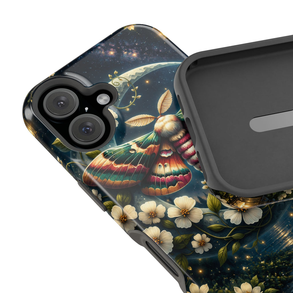 Mystic Moth Floral Nightscape Phone Case – MagSafe Cover