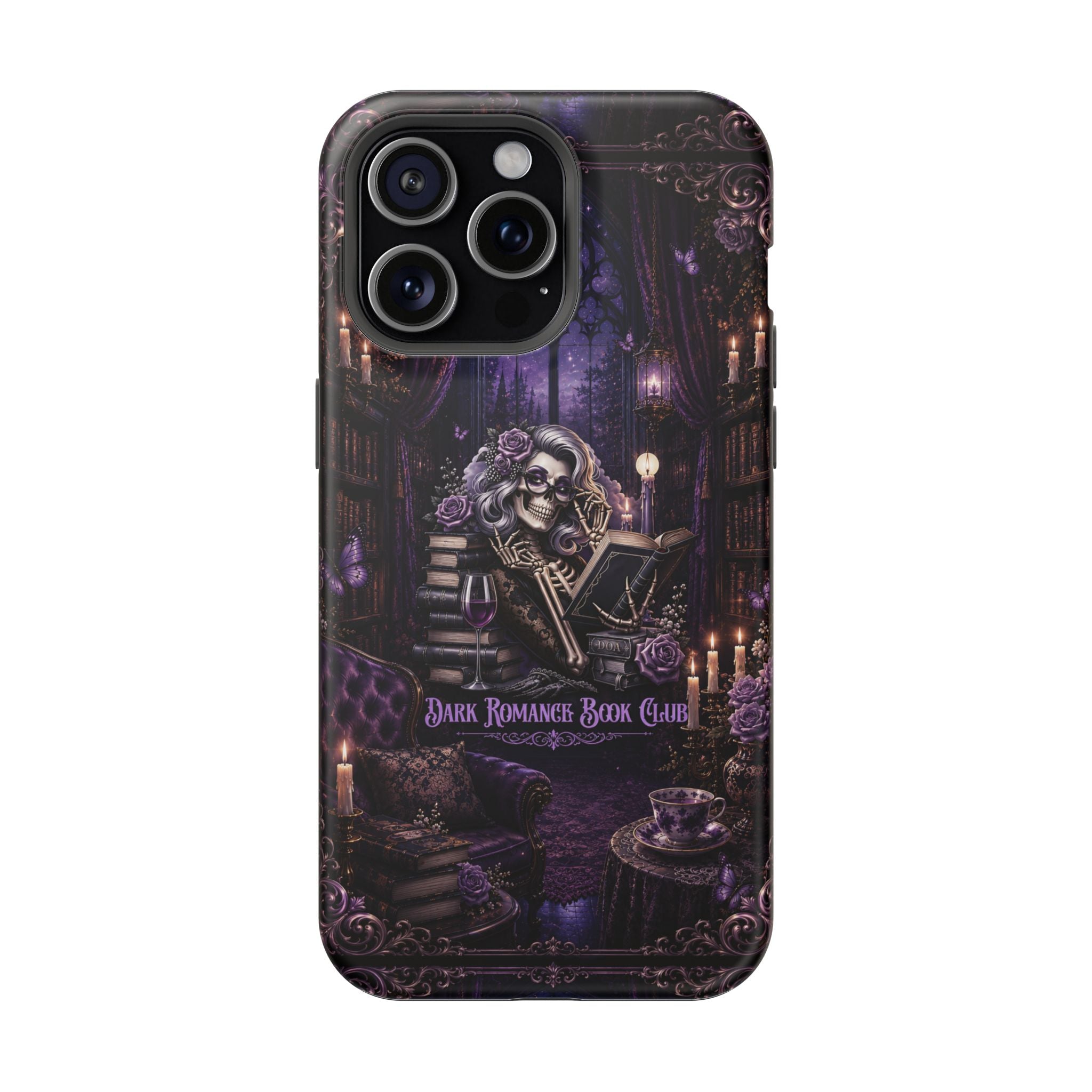 Dark Romance Book Club Phone Case – Gothic MagSafe-Compatible Case