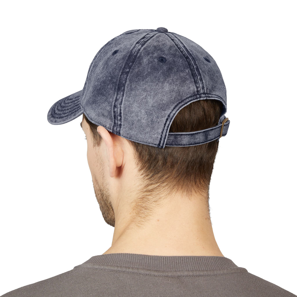 Vintage Embroidered Dad Cap — "Proud New Dad" Washed Baseball Hat