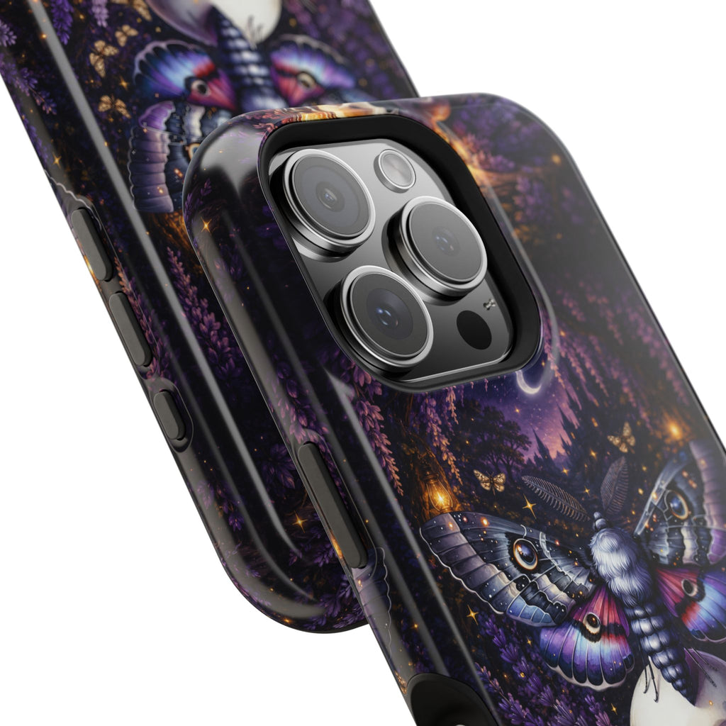 Moth & Skull Phone Case – Dark Mystical MagSafe-Compatible Cover