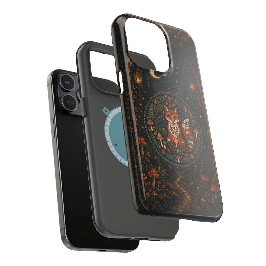 Mystic Forest Fox Phone Case – Woodland MagSafe-Compatible Cover