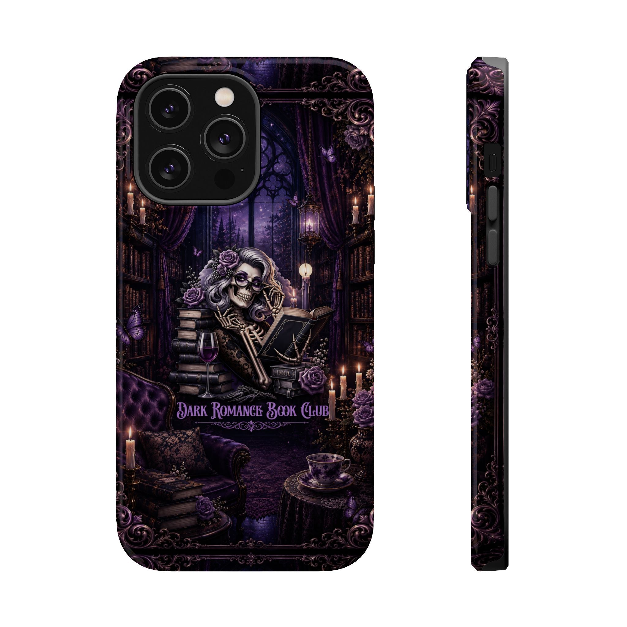 Dark Romance Book Club Phone Case – Gothic MagSafe-Compatible Case