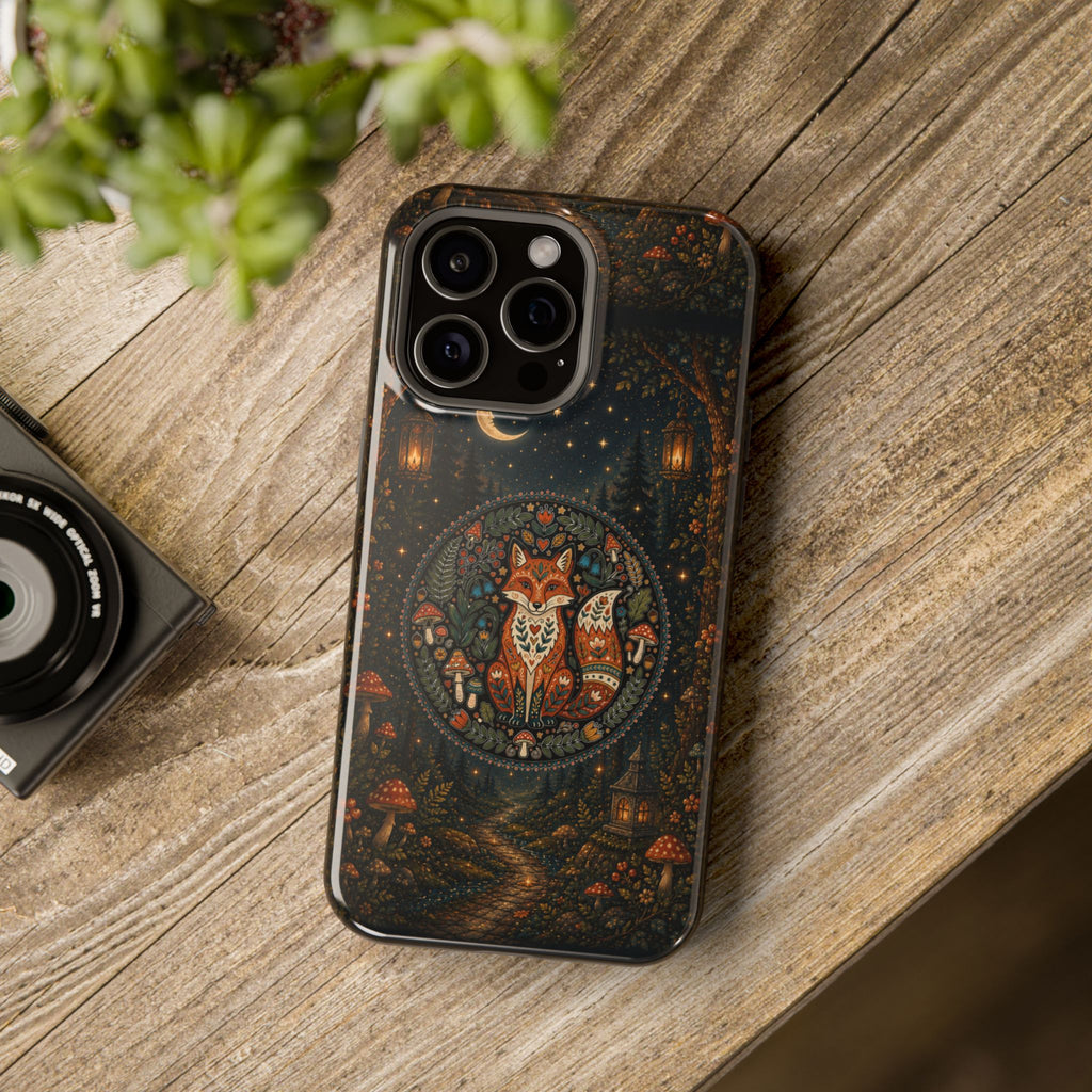 Mystic Forest Fox Phone Case – Woodland MagSafe-Compatible Cover