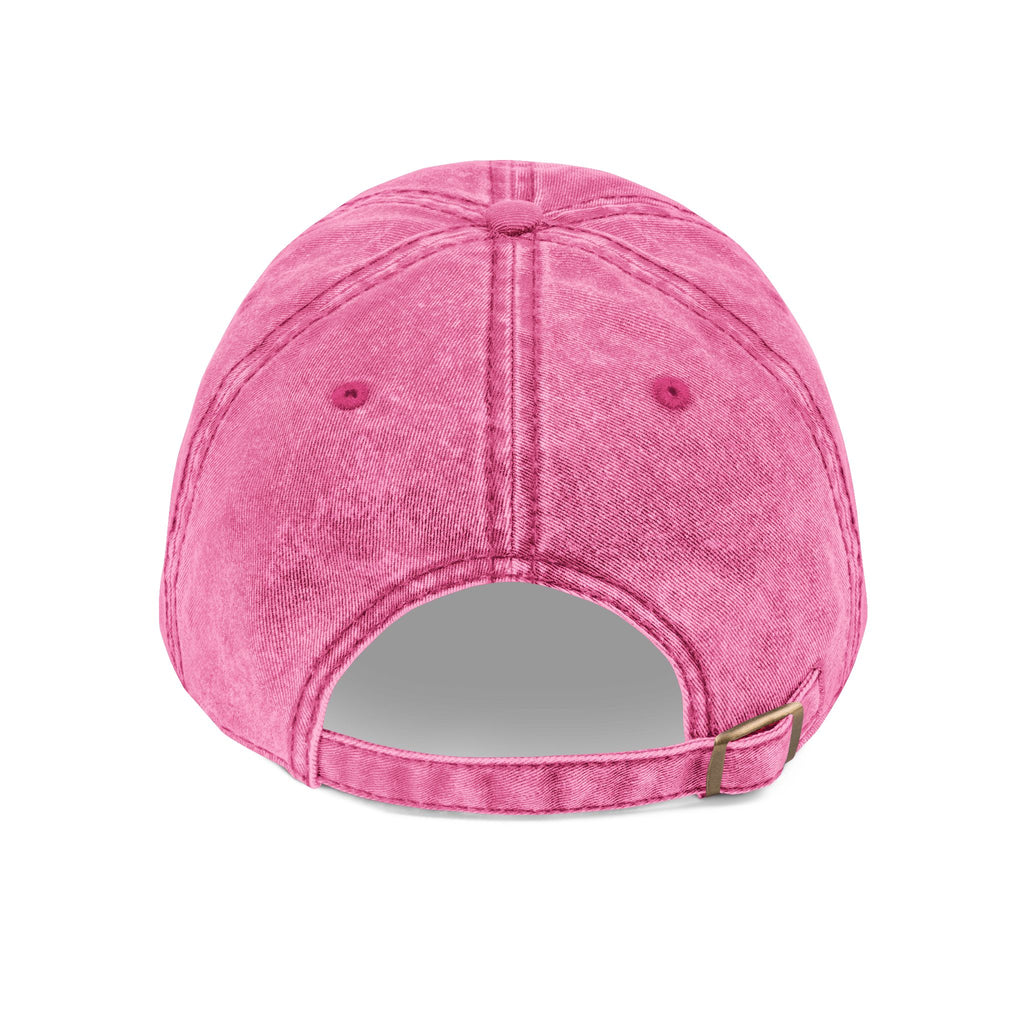 Vintage Embroidered 'Proud New Dad' Cap — Distressed Red Baseball Hat