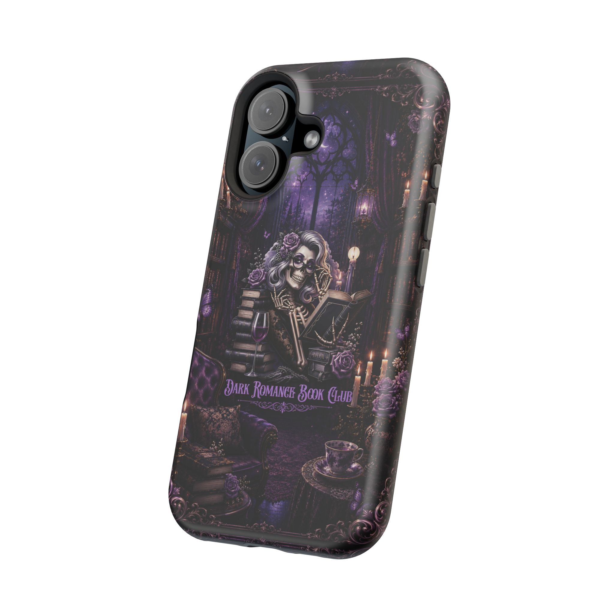 Dark Romance Book Club Phone Case – Gothic MagSafe-Compatible Case