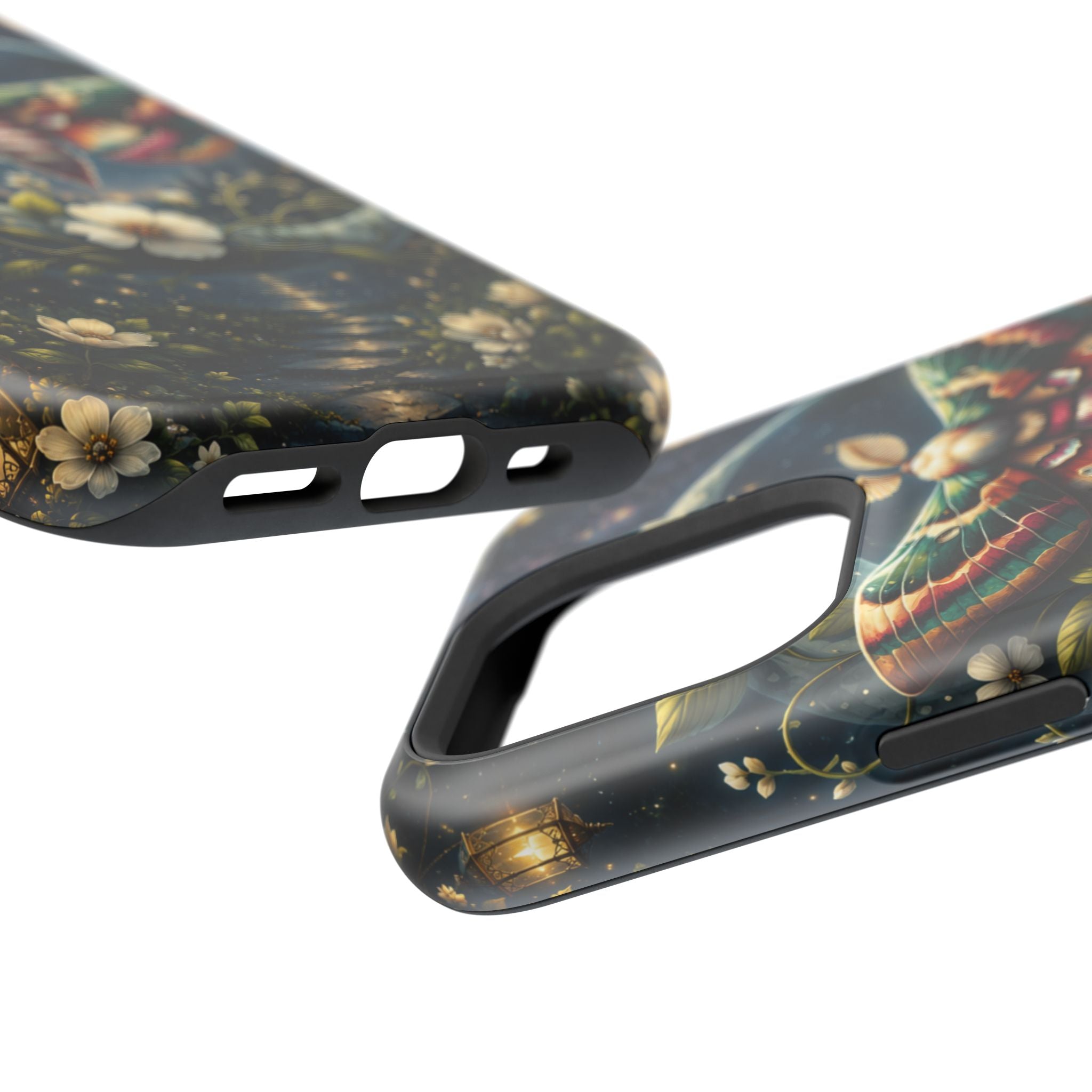 Mystic Moth Floral Nightscape Phone Case – MagSafe Cover