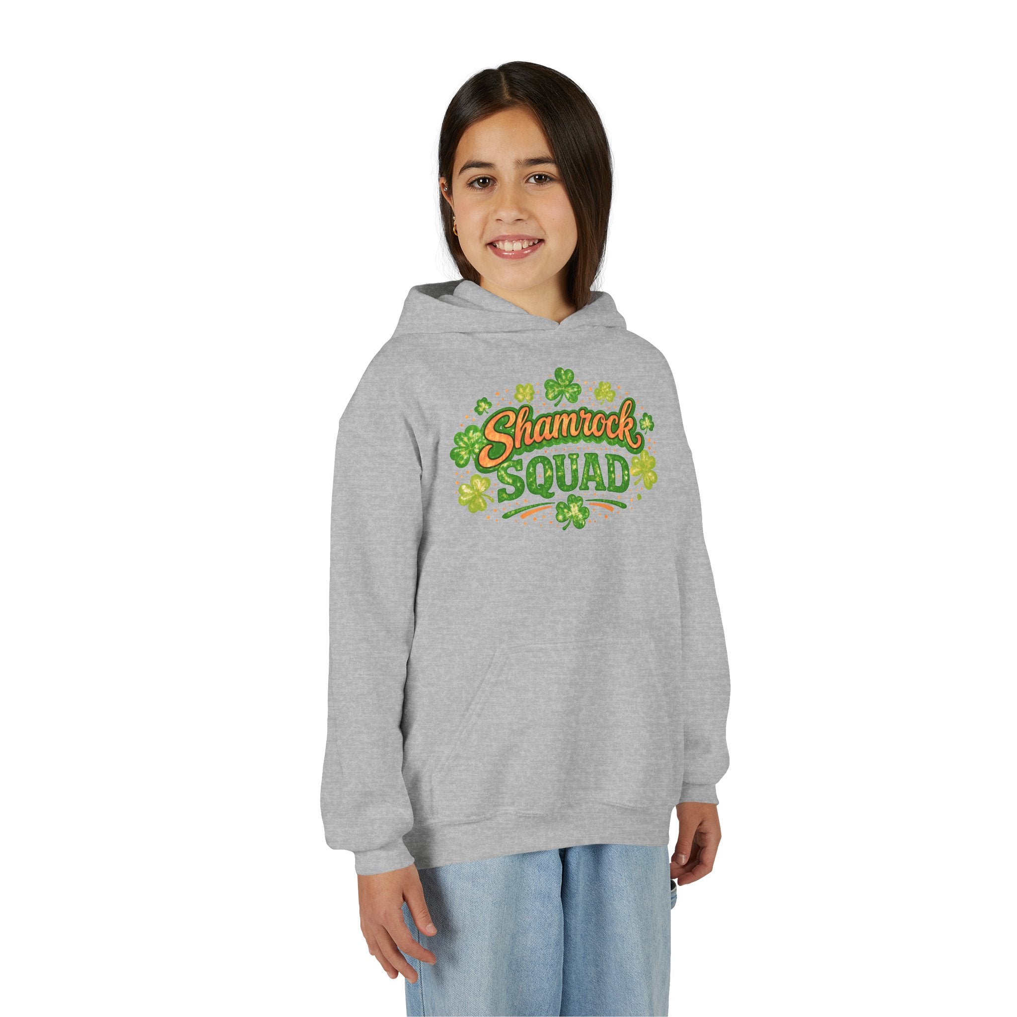 Little Leprechaun Youth Shamrock Squad Hoodie — St. Patrick’s Day Sweatshirt