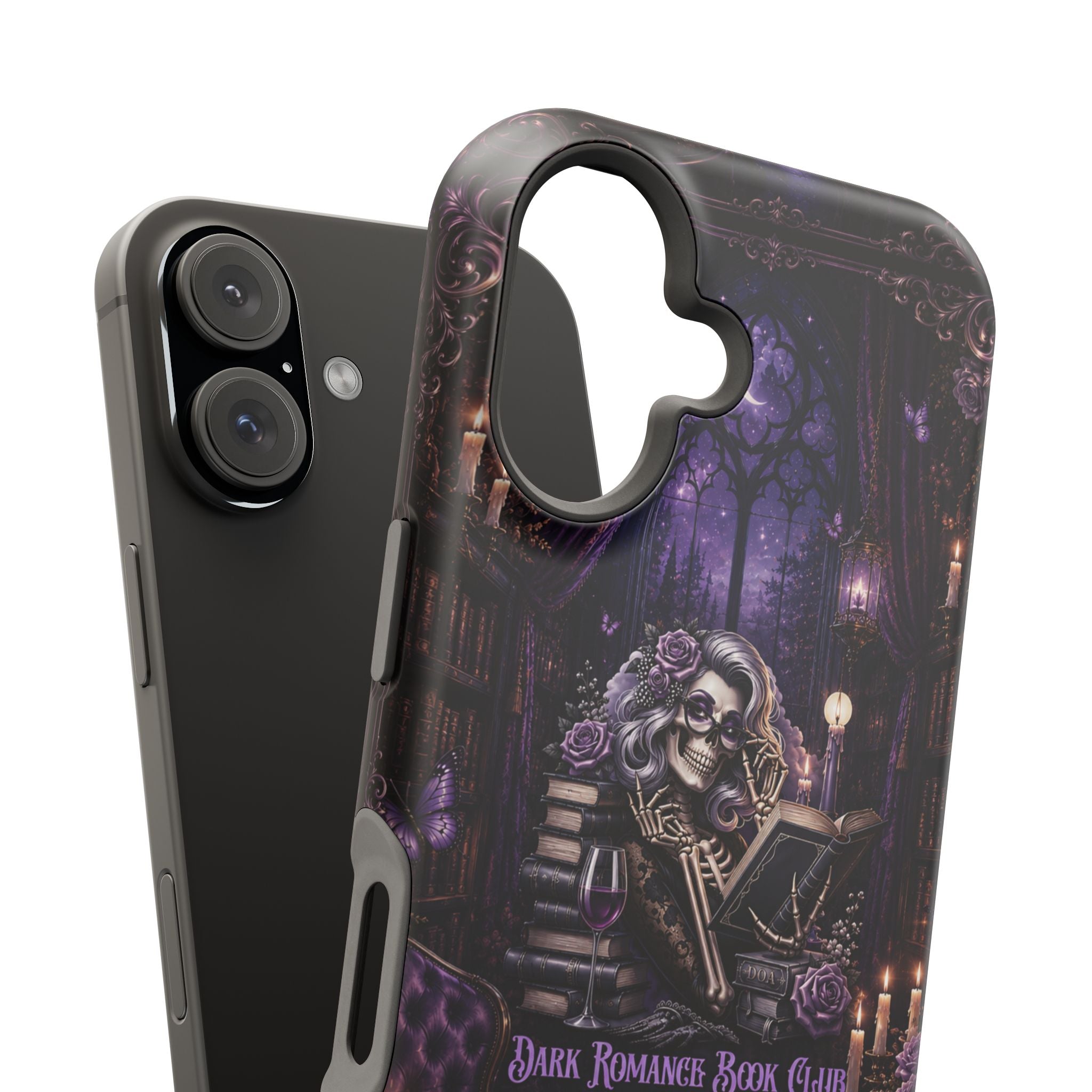 Dark Romance Book Club Phone Case – Gothic MagSafe-Compatible Case