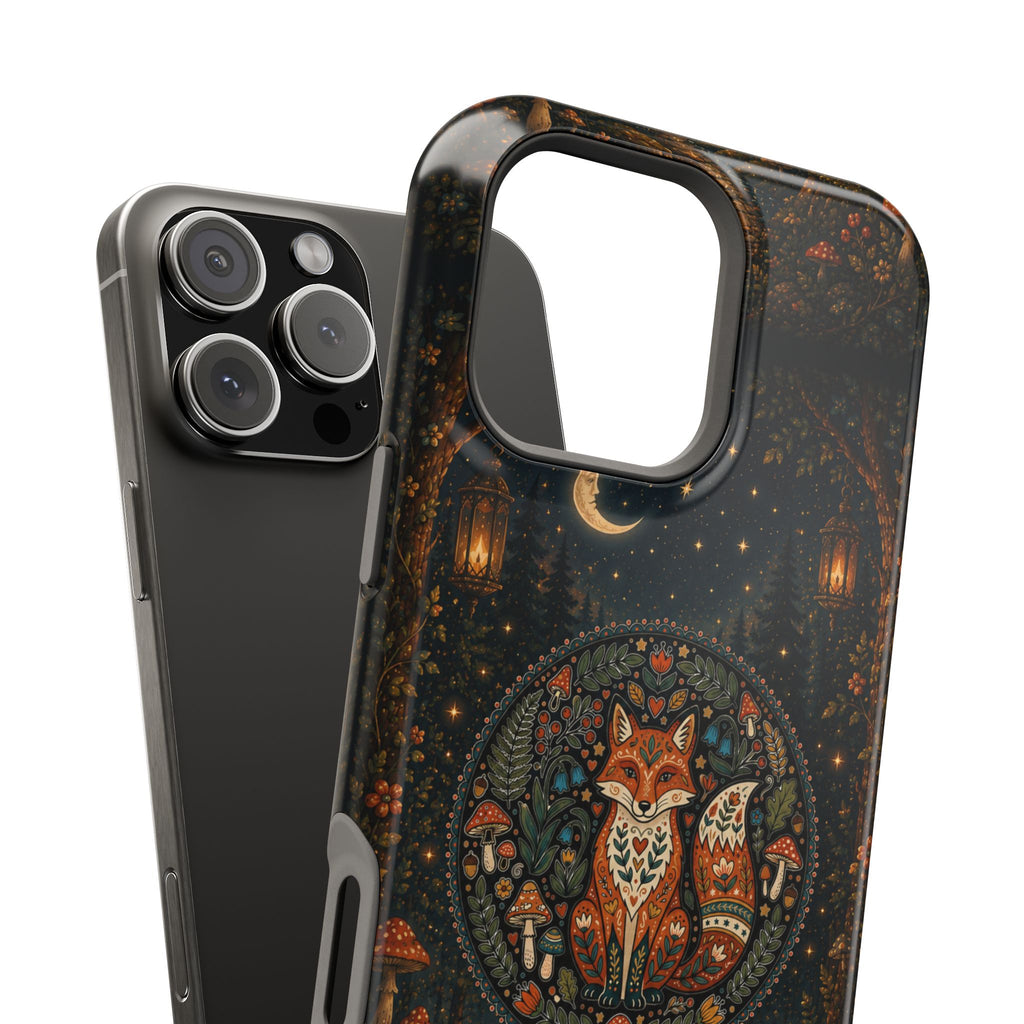 Mystic Forest Fox Phone Case – Woodland MagSafe-Compatible Cover