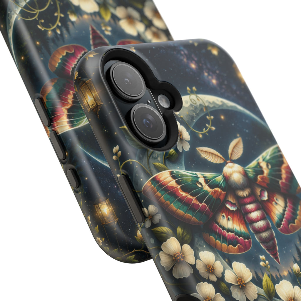 Mystic Moth Floral Nightscape Phone Case – MagSafe Cover