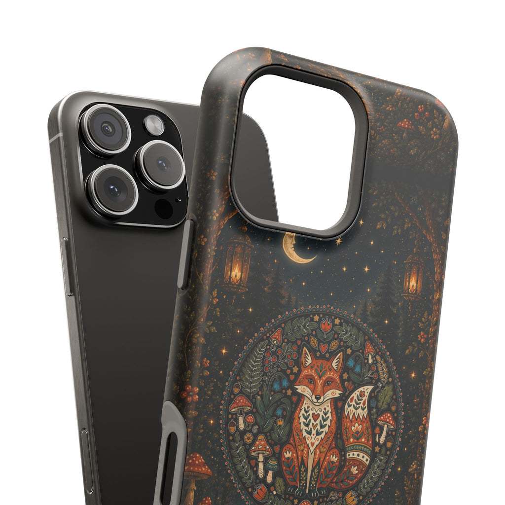 Mystic Forest Fox Phone Case – Woodland MagSafe-Compatible Cover