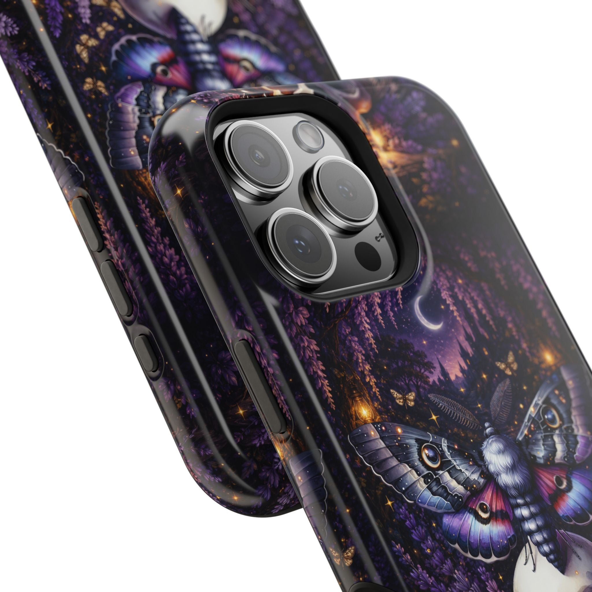 Moth & Skull Phone Case – Dark Mystical MagSafe-Compatible Cover
