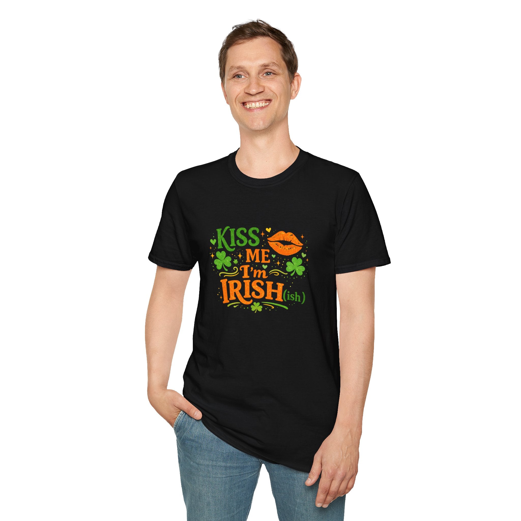 Kiss Me I’m Irish(ish) T-Shirt — St. Patrick’s Day Shamrock Tee