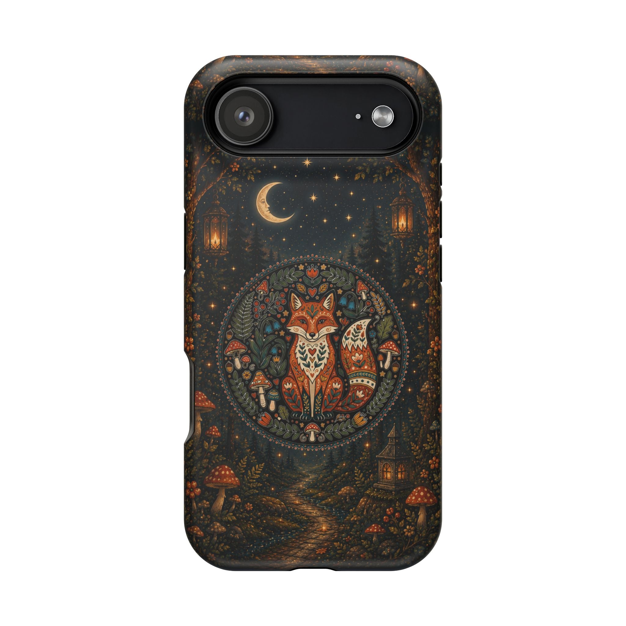 Mystic Forest Fox Phone Case – Woodland MagSafe-Compatible Cover