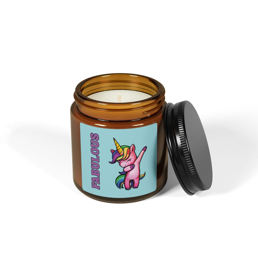 Fabulous LGBTQ Unicorn Scented Soy Candle, Pride Month Celebration Gift From Daughter Son, Family Rainbow Decor, Love and Support Grad Gift
