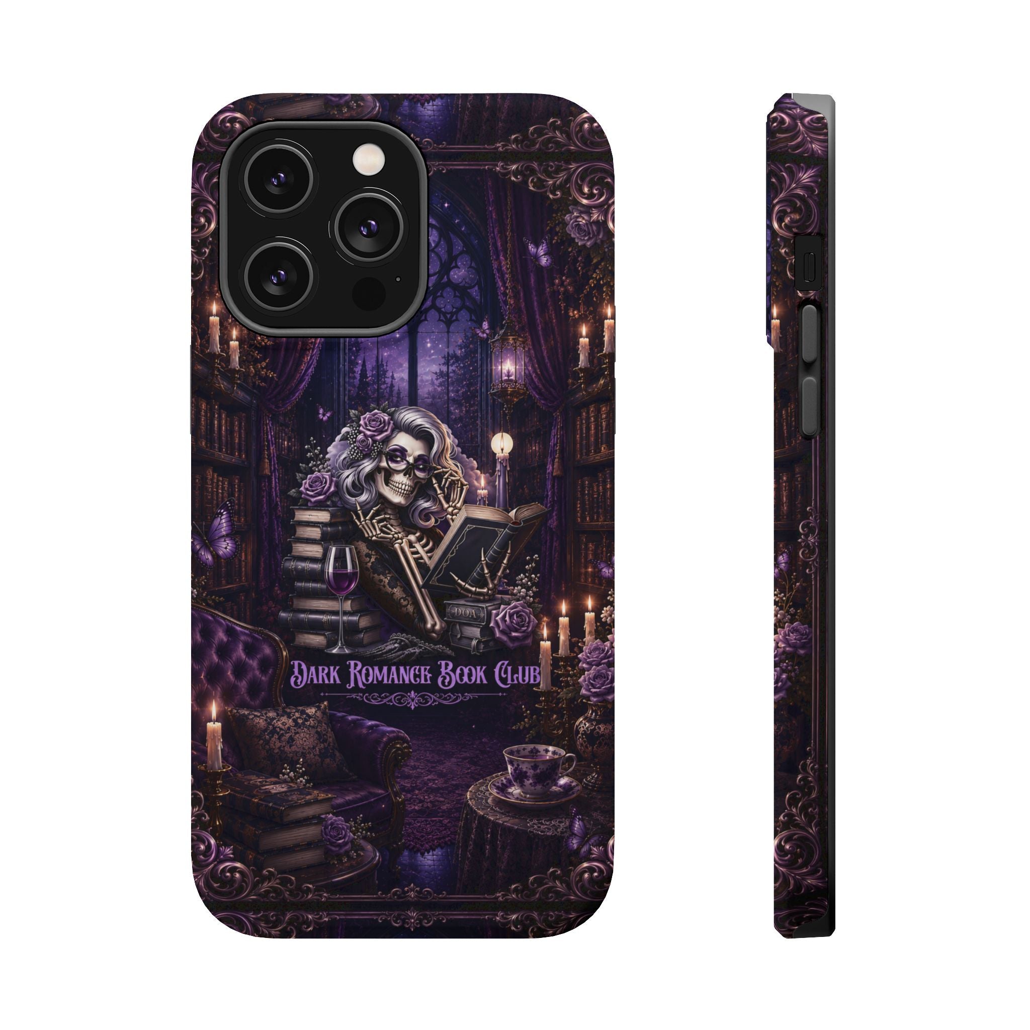 Dark Romance Book Club Phone Case – Gothic MagSafe-Compatible Case