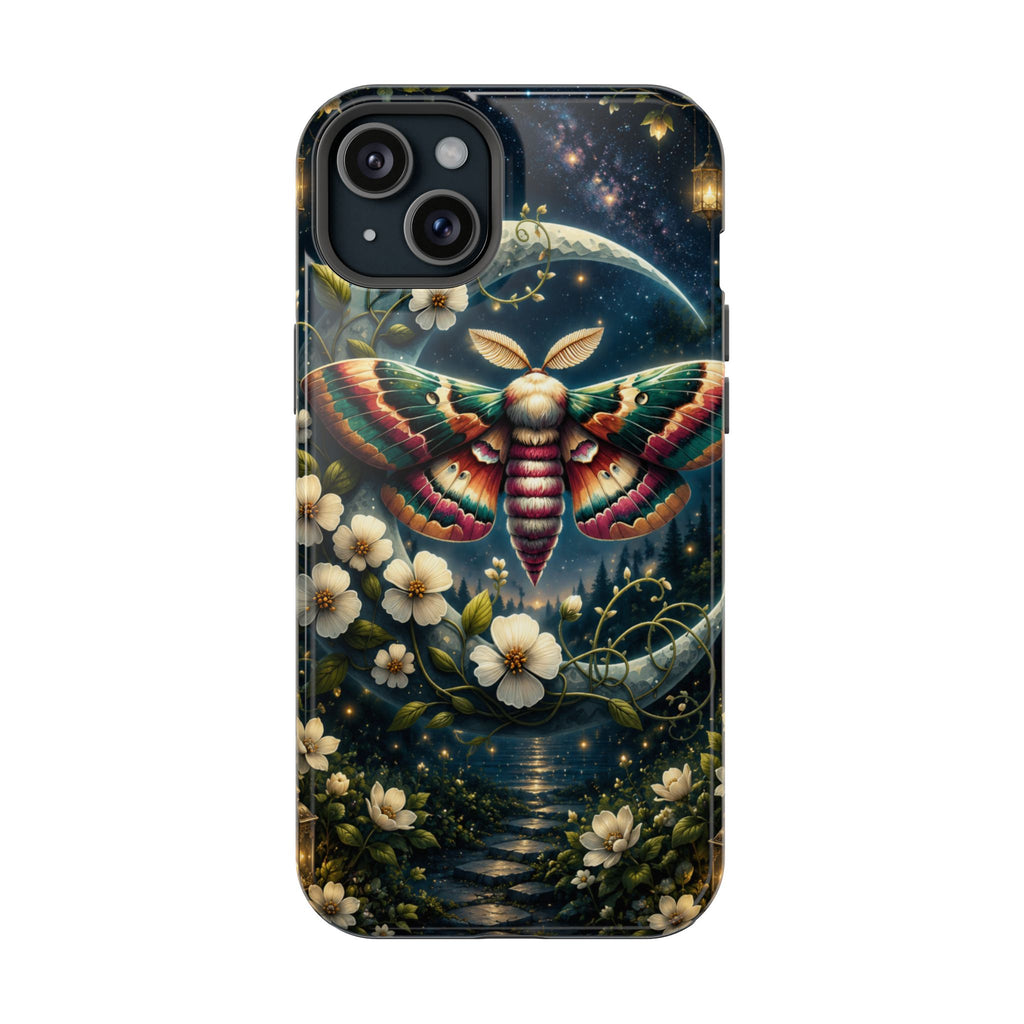 Mystic Moth Floral Nightscape Phone Case – MagSafe Cover