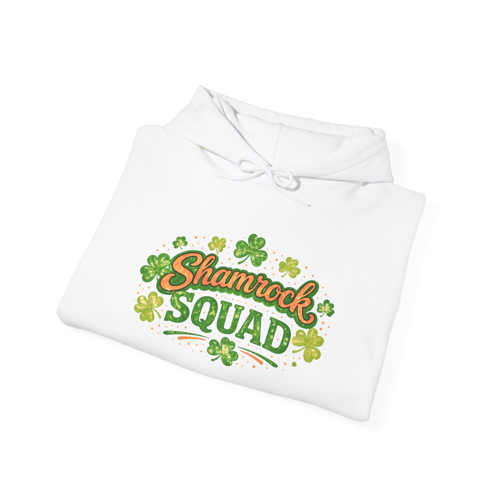 Papa Leprechaun Shamrock Squad Hoodie — St. Patrick’s Day Green Clover Sweatshirt