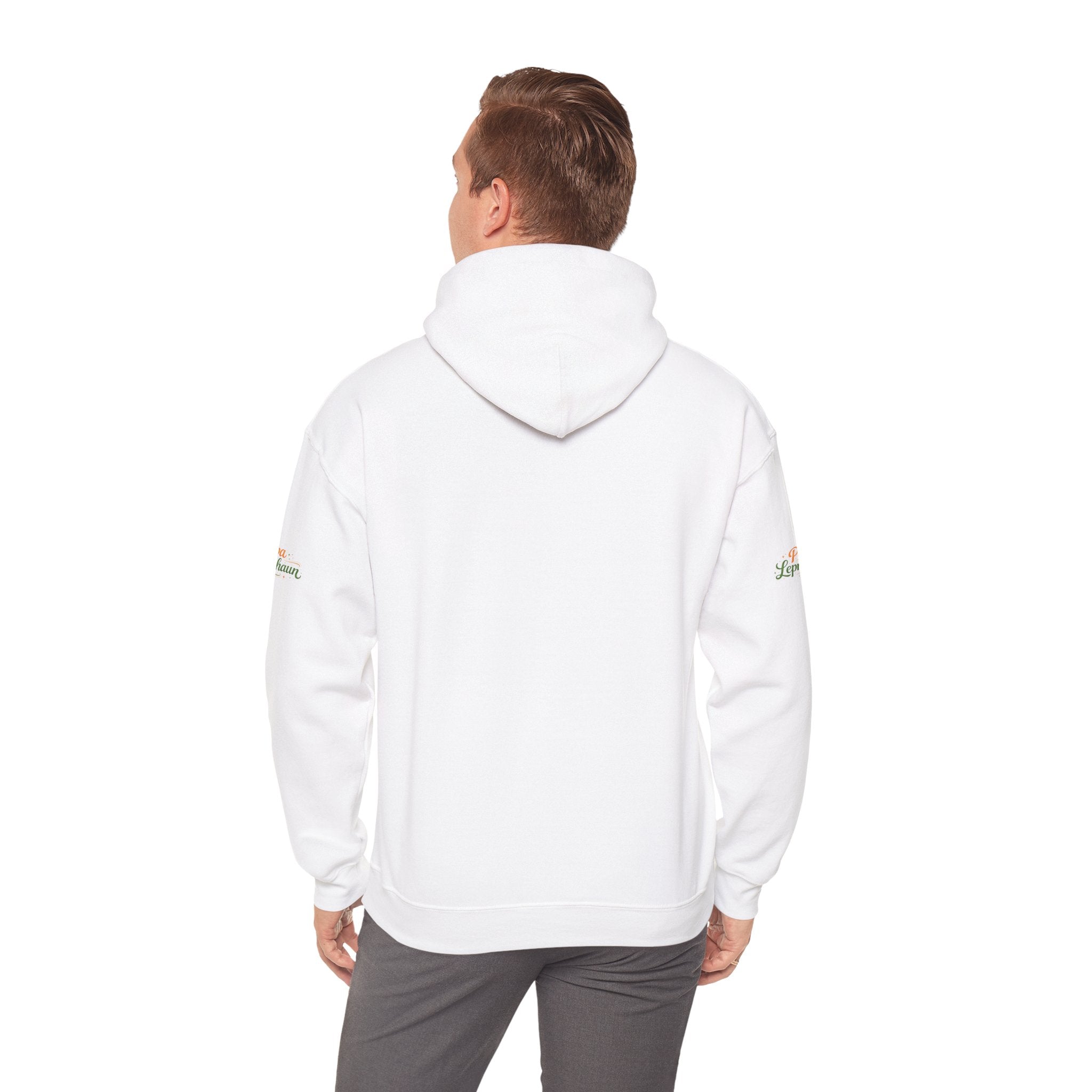 Papa Leprechaun Shamrock Squad Hoodie — St. Patrick’s Day Green Clover Sweatshirt