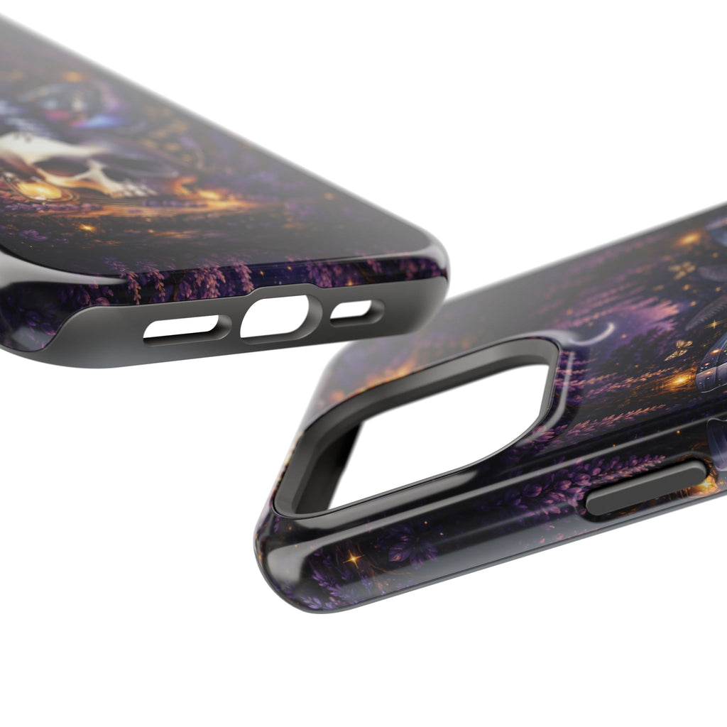 Moth & Skull Phone Case – Dark Mystical MagSafe-Compatible Cover