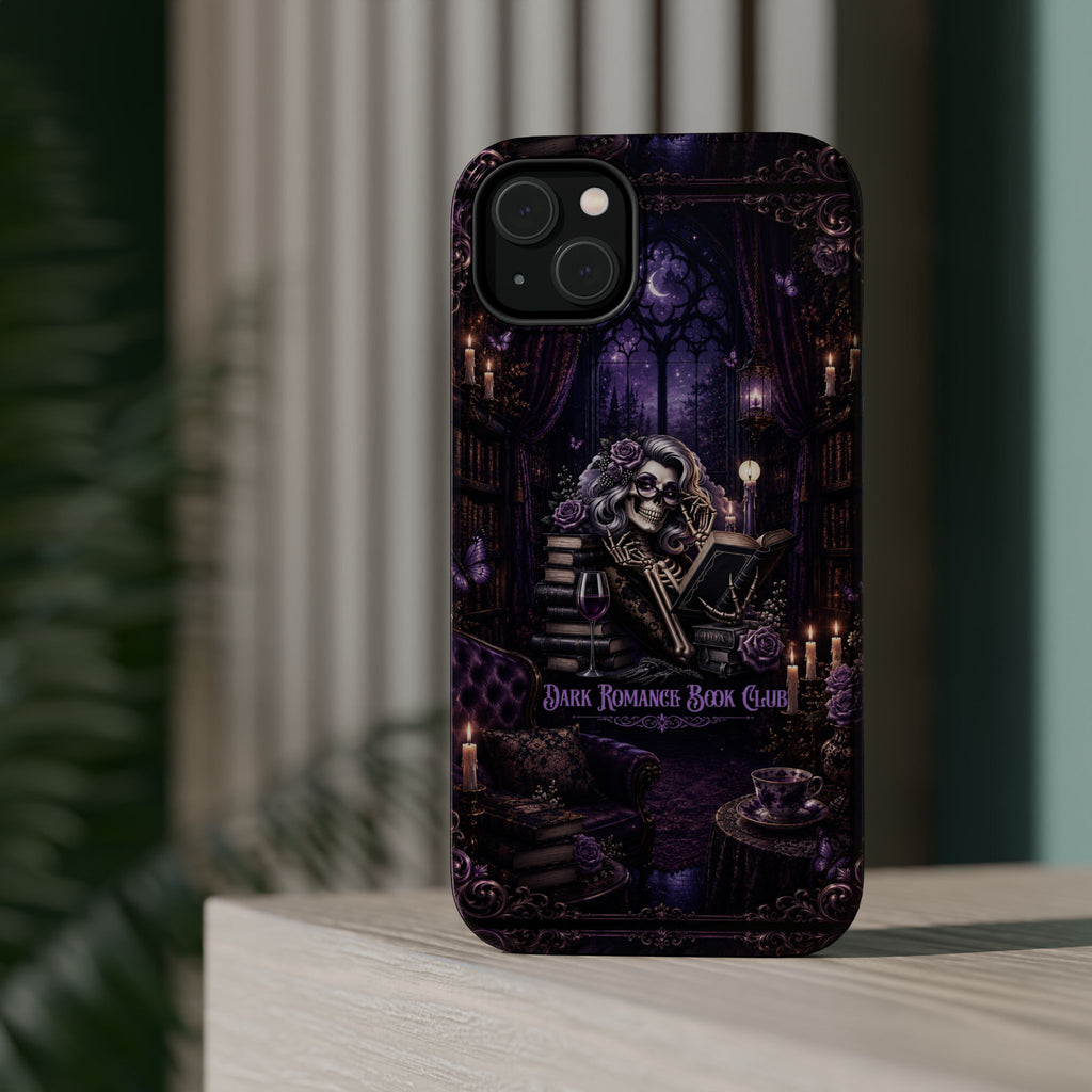 Dark Romance Book Club Phone Case – Gothic MagSafe-Compatible Case