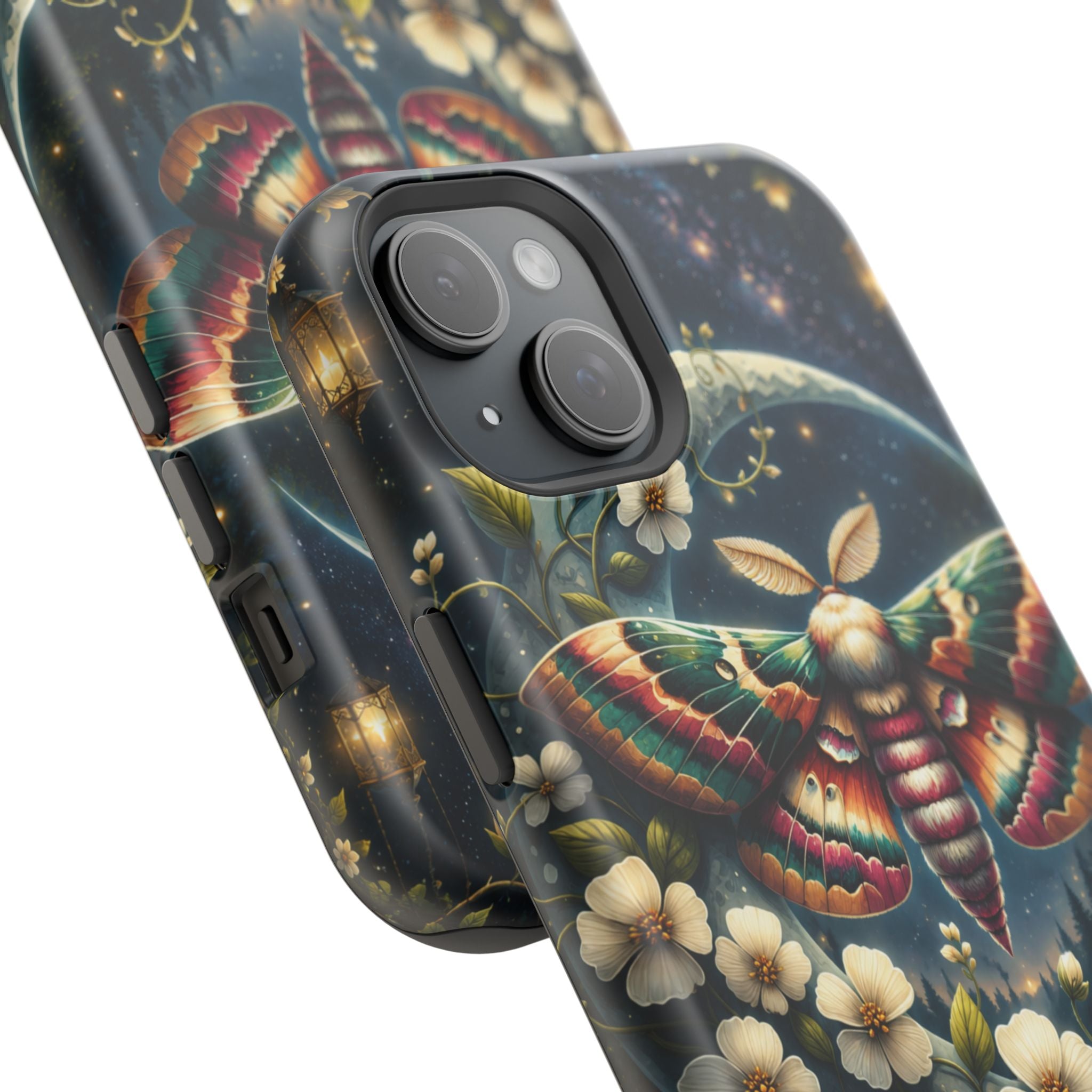 Mystic Moth Floral Nightscape Phone Case – MagSafe Cover